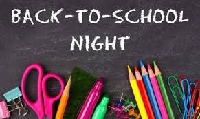 Back to School Night Back to School Night